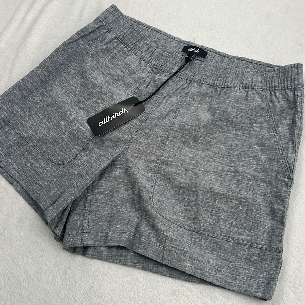 NWT Allbirds TreeBD Camp Shorts Hemp Blend Women's Size S XL Gray‎